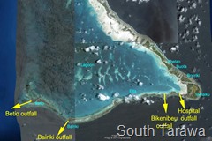 South Tarawa satellite labelled